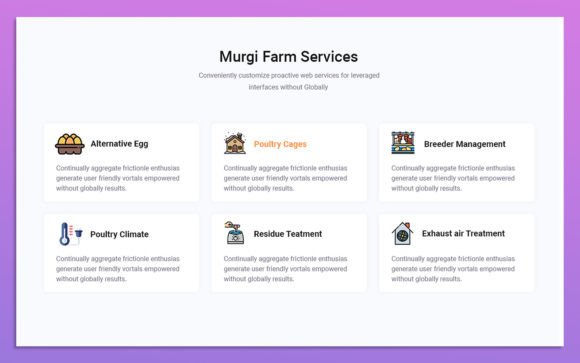 20 Colorful Services UI Elements