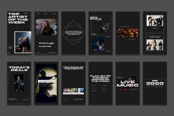 Elevating Brand Aesthetics: The Strategic Value of the Hertz Music Instagram Template PSD