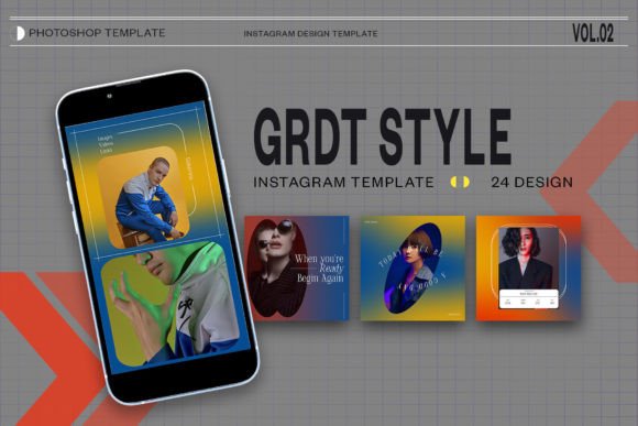 GRDT Style Instagram PSD Guide