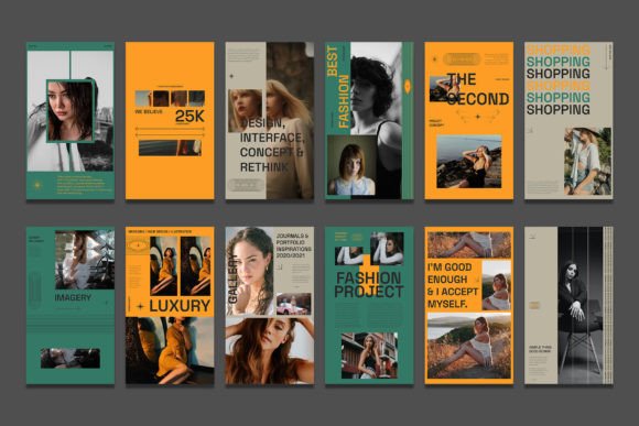 Joren Style Instagram Template PSD