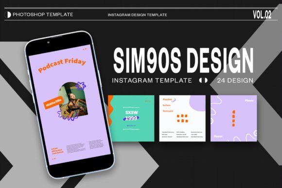 Mastering Social Media Aesthetics with Sim90s Design Instagram PSD