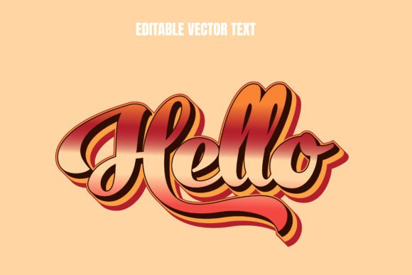Mastering the Hello Editable Text Effect