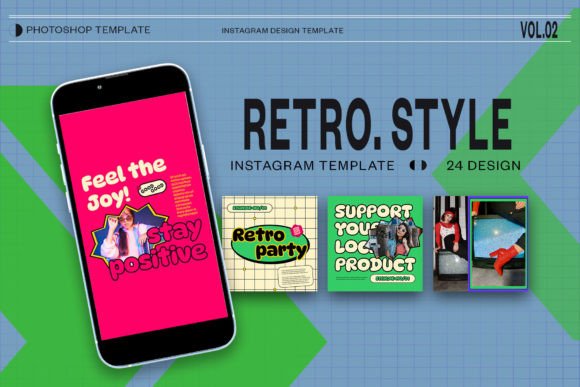 Reviving Your Feed with a Retro Style Instagram Template PSD