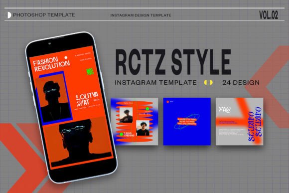 Streamlining Social Media Design with the RCTZ Style Instagram PSD Template