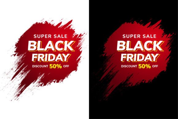 Super Sale Square Banner: A Design Template for Black Friday Promotions